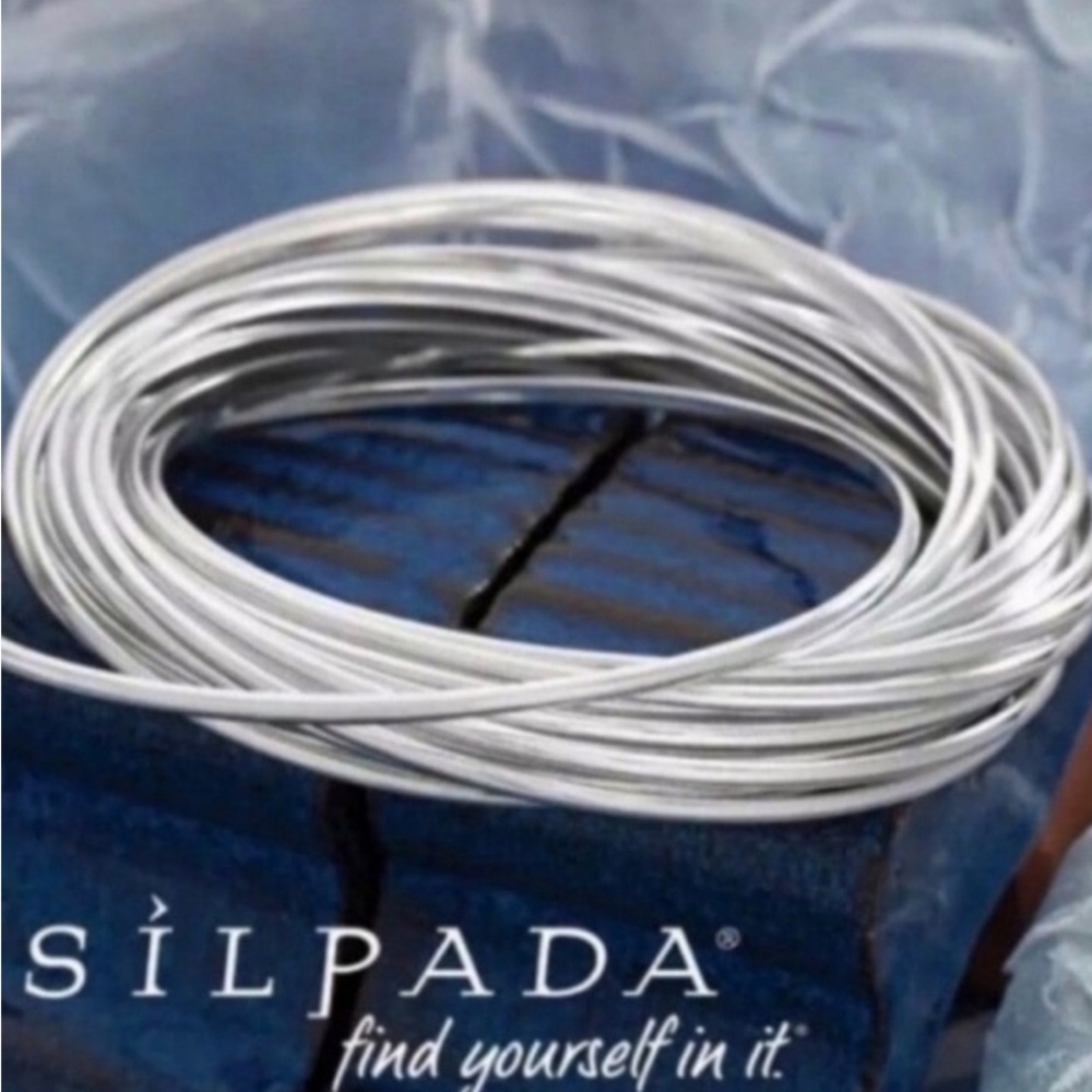 Silpada 21 Salute Bangle Interlocking Bracelets 🫡